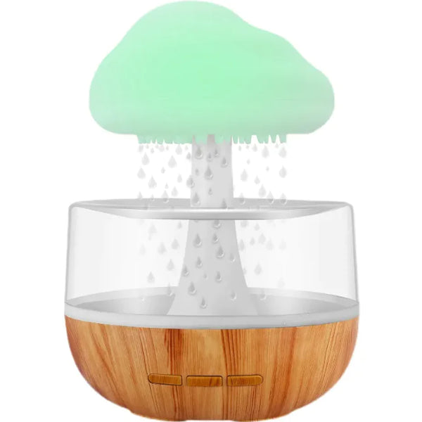 Raining Cloud Humidifier With Night Light Aromatherapy Essential Oil Diffuser Micro Humidifier